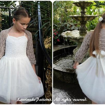 Feather lace shrug