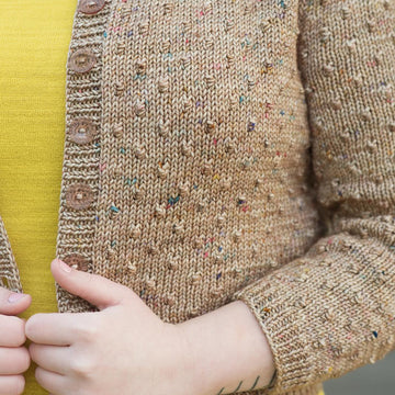 Dot knots cardi