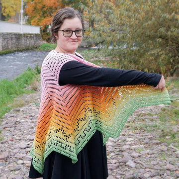 Sweet papaya vest or shawl