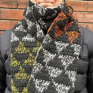 Crochet Scarf Pattern for Men: Manly-Man Scarf