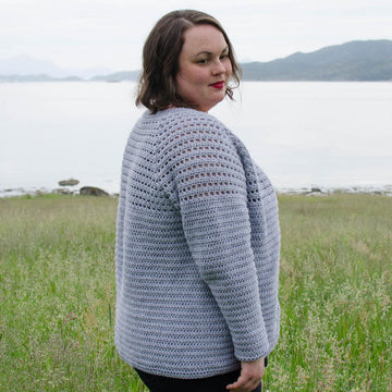 Simple Top Down Raglan Cardigan