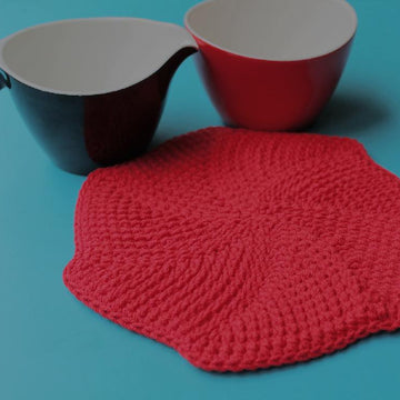 Tunisian Spiral Potholder