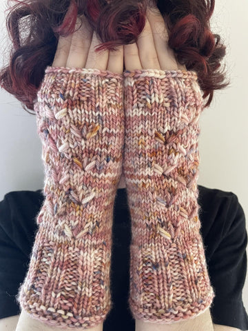 Tussock Fingerless Gloves