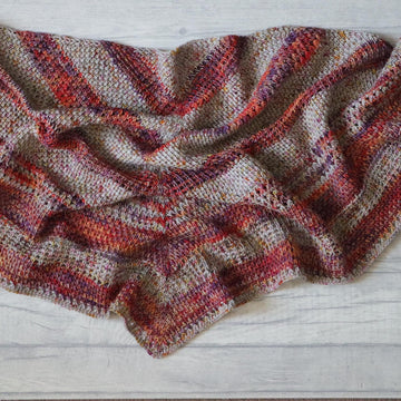 Sienna Harvest Berry Shawl