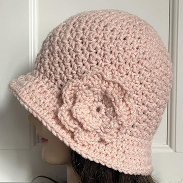 Seed Stitch Cloche Hat