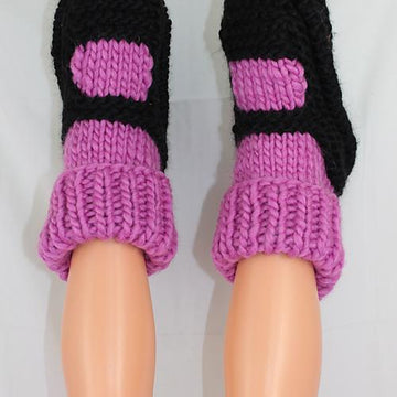 Childrens Superfast Rib Cuff Sock Slippers