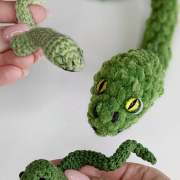 Crochet snake pattern, easy crochet amigurumi snake pattern