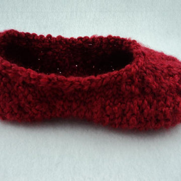 Ladies Bulky Knit Slipper