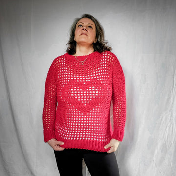 Valerie Heart Sweater
