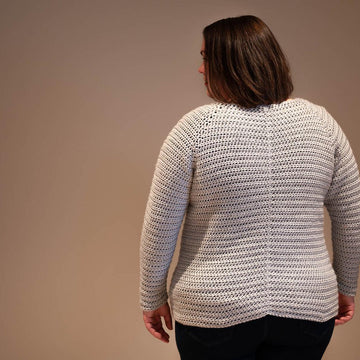 Classic Crochet Raglan Pullover