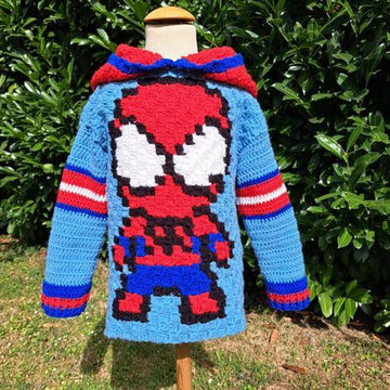 SWEATER SPiDERMAN * C2C hero sweater