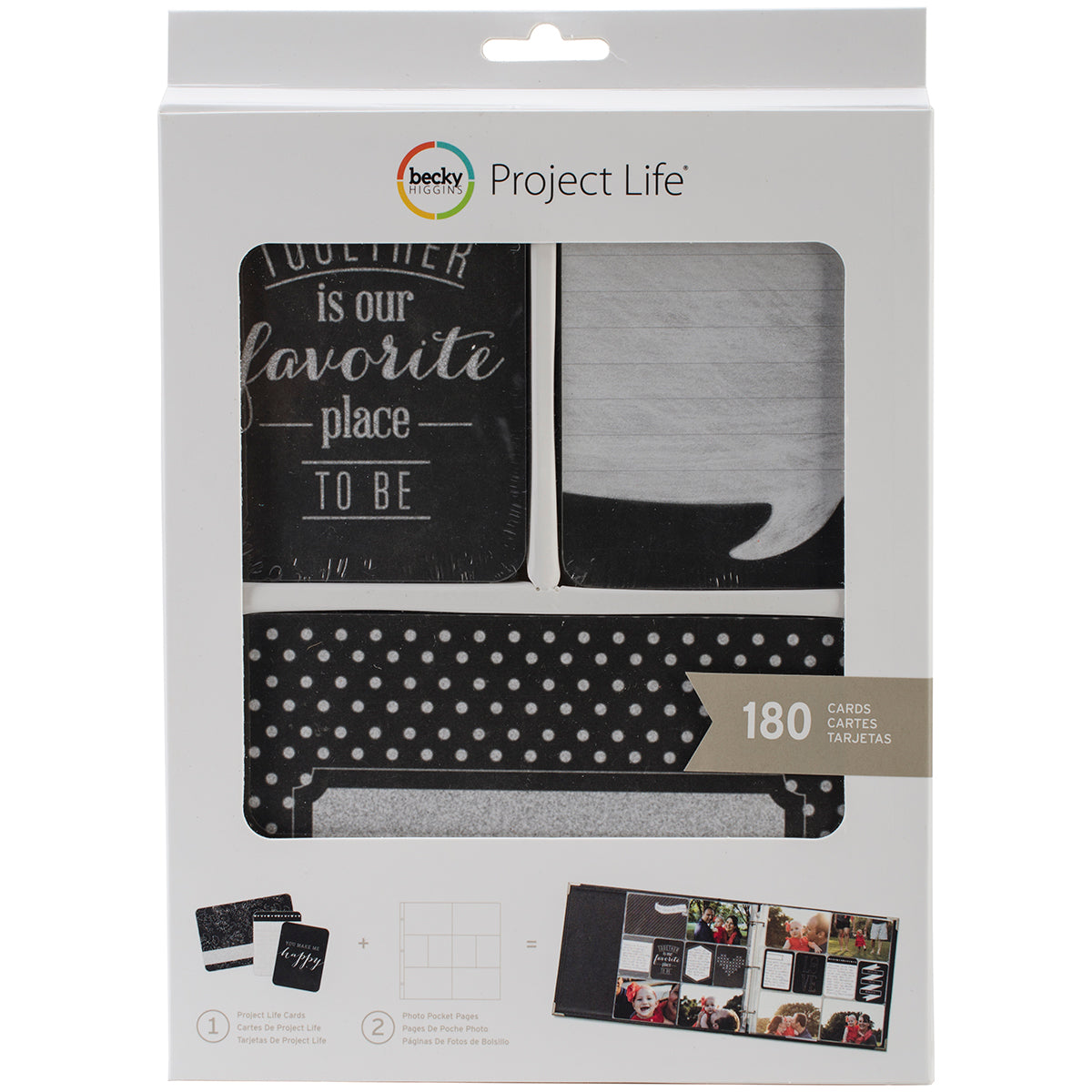 American Crafts Project Life Card Kit 180/Pkg - Good Times