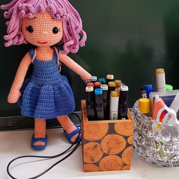 Crochet doll pattern, Amigurumi doll, Doll HaNa