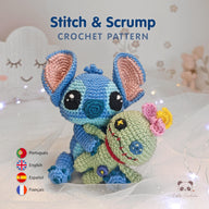 Stitch & Scrump Crochet Pattern PDF | Amigurumi Plush Toy | Easy Crochet Tutorial