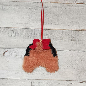 Yorkie Butt Ornament