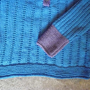 MANDRAZZE RUSTIC, aran-weight cotton sweater