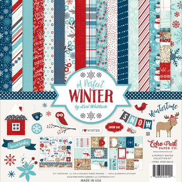 Echo Park Paper Echo Park Collection Kit 12"X12" - A Perfect Winter