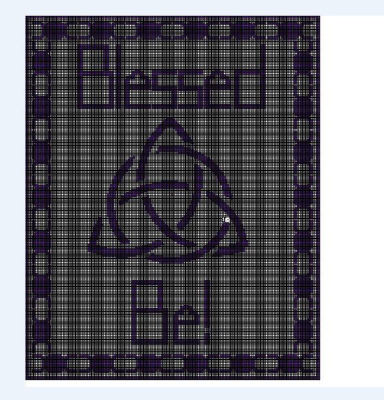 Triquetra Twin Blanket Chart