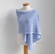 Naylene, crochet shawl pattern, pdf