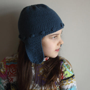 Bobble Earflap Hat
