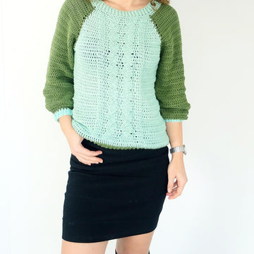 Spring Time Cable Sweater