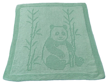 Cute Panda Baby Blanket
