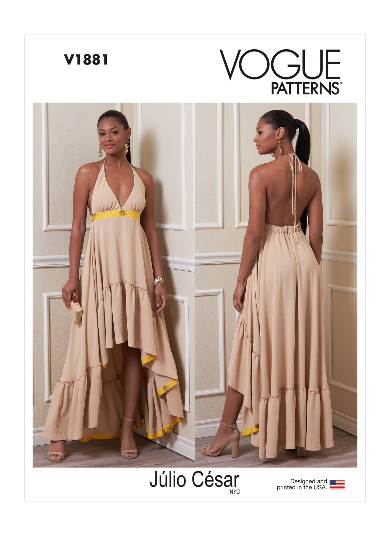Vogue Sewing Misses' Dress by Júlio César V1881 - Sewing Pattern
