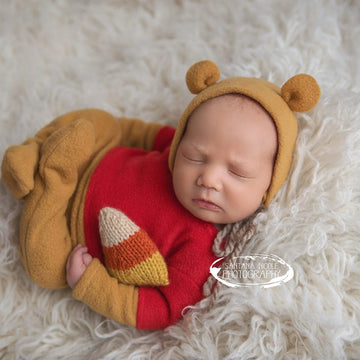Knitted Candy Corn Stuffie