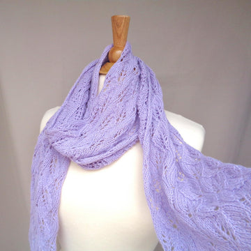 Lilac Petals Scarf