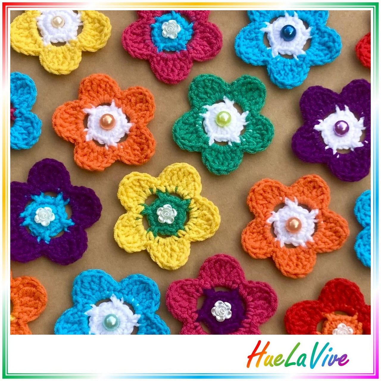Flower applique IV by HueLaVive