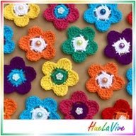 Flower applique IV by HueLaVive