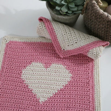 Heart Dishcloth
