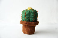Small Cactus - Ball Cactus - Cute Green Cactus - Crochet Cactus - Crochet Plant - Plant Home Decor - DIY Plant - CROCHET PATTERN no.164