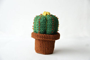 Small Cactus - Ball Cactus - Cute Green Cactus - Crochet Cactus - Crochet Plant - Plant Home Decor - DIY Plant - CROCHET PATTERN no.164