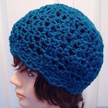 720 TEAL HAT OR WRAP AROUND TOQUE, Crochet Pattern, child and adult