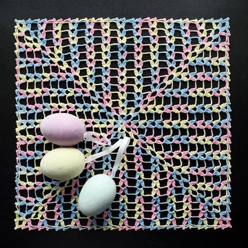 Easter Square Doily