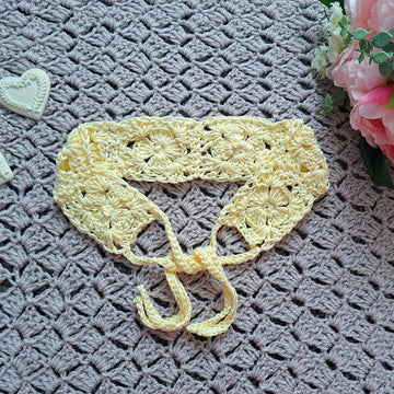 Crochet Buttercup Flower Headband/Hairband Pattern