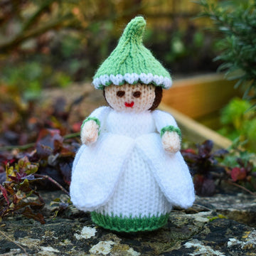 Snowdrop Doll Knitting Pattern - Toy Knitting Pattern