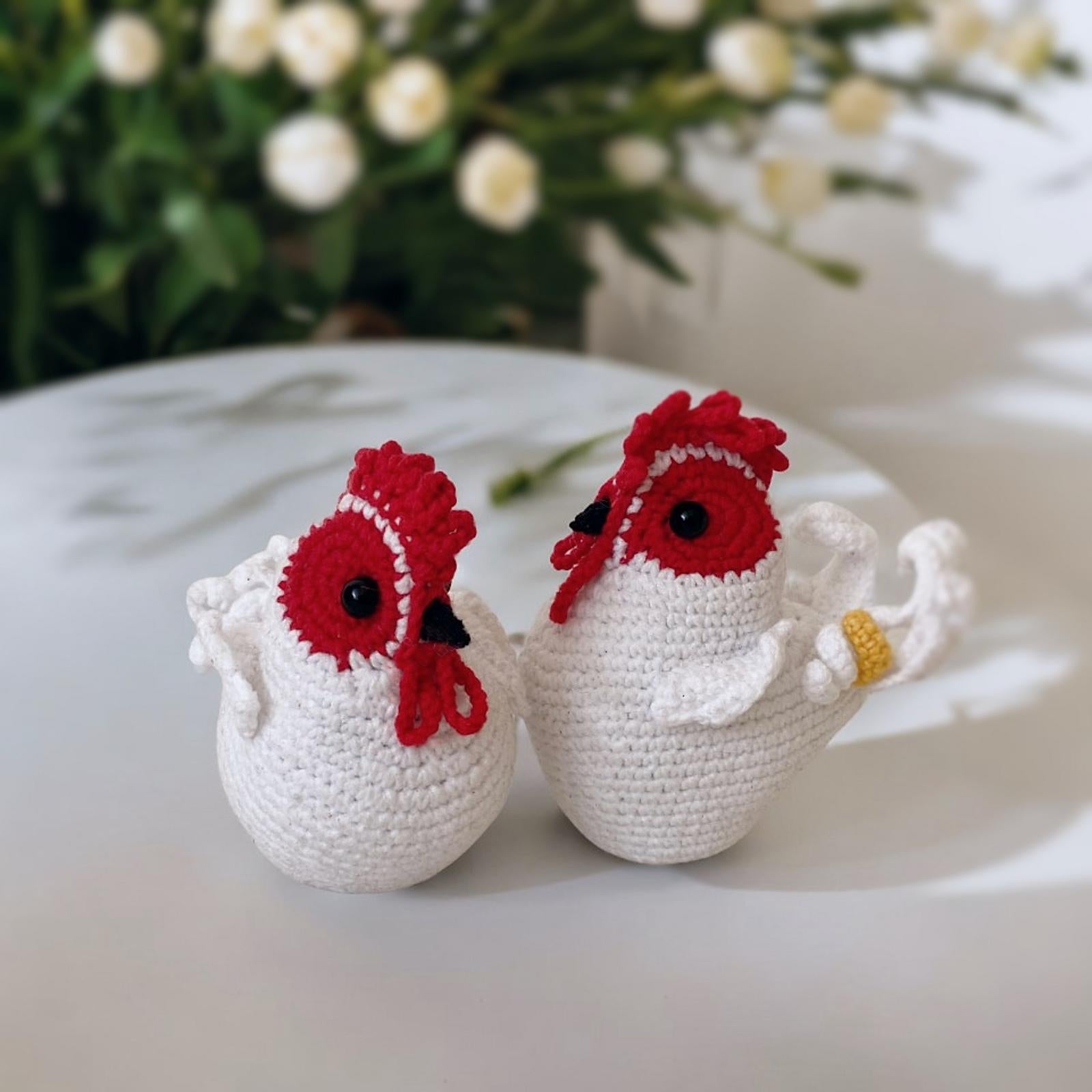 Rooster and Hen