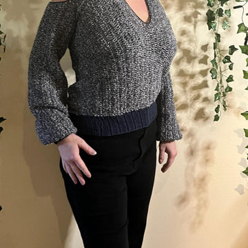 Häkelanleitung Cold-Shoulder-Sweater "Rebel Yell"