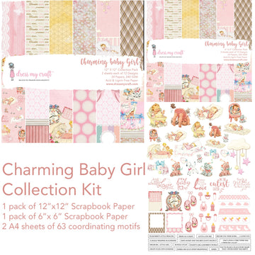 Dress My Crafts Collection Kit - Charming Baby Girl