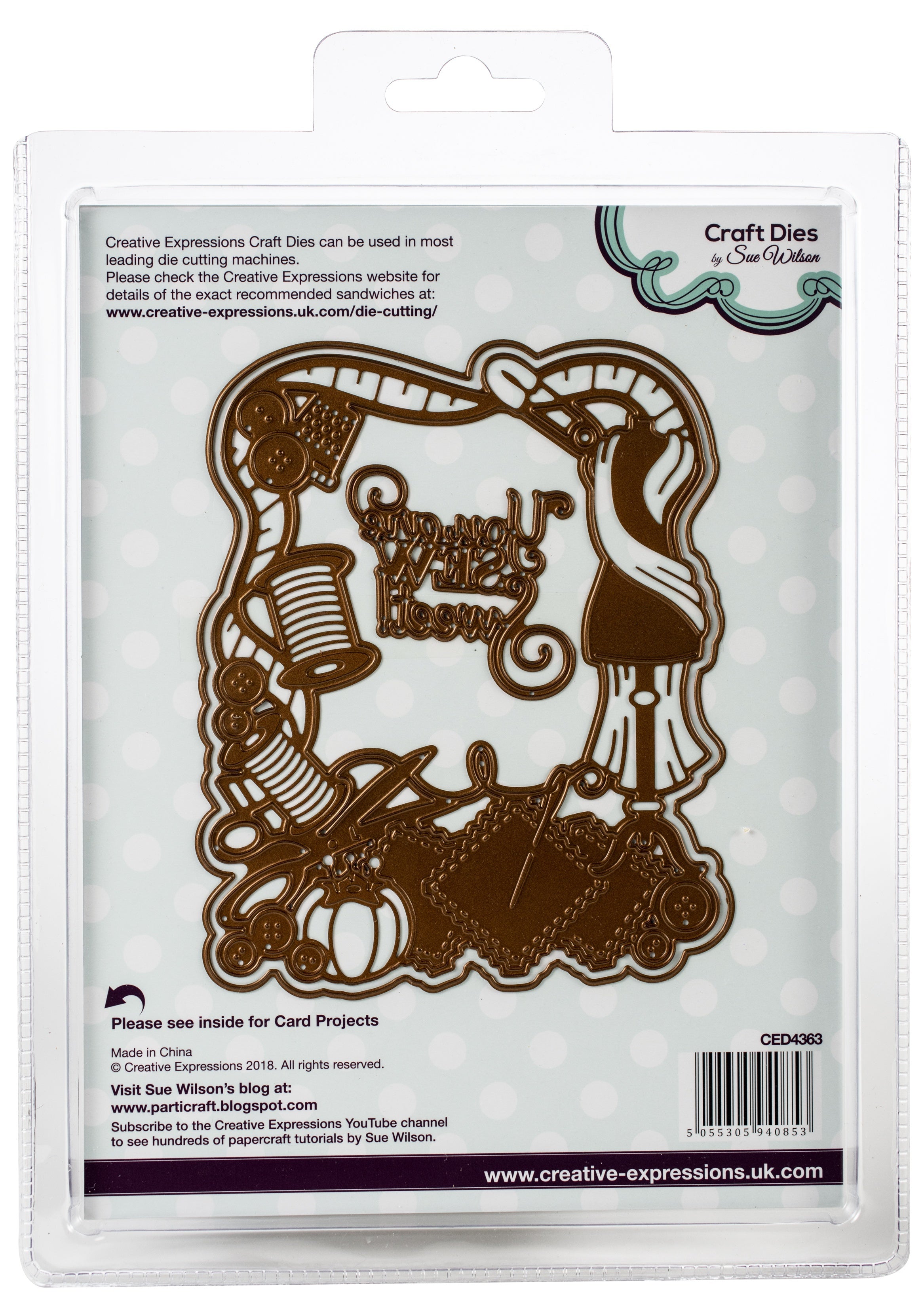 Creative Expressions Craft Dies By Sue Wilson - Frames & Tags-Sew Sweet