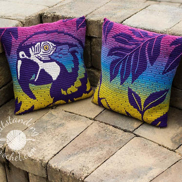 Parrot Mosaic Bag and Pillow