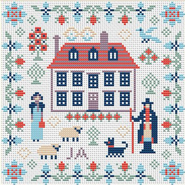 Riverdrift House Jane Austen Mini Sampler Cross Stitch Kit