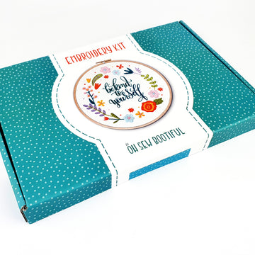 Oh Sew Bootiful Be Kind To Yourself Embroidery Kit