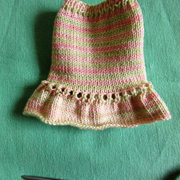 1:6th scale vest and petticoat