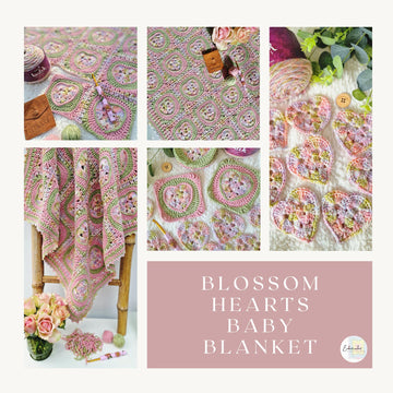 Blossom Hearts Baby Blanket