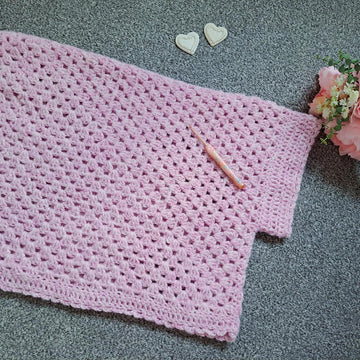 Crochet Rose Cocoon Cardigan Pattern