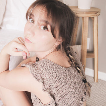 Bamboo Mini Crochet Crop Top