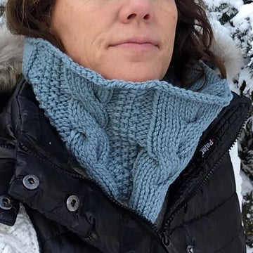 Cabled Sampler Cowl